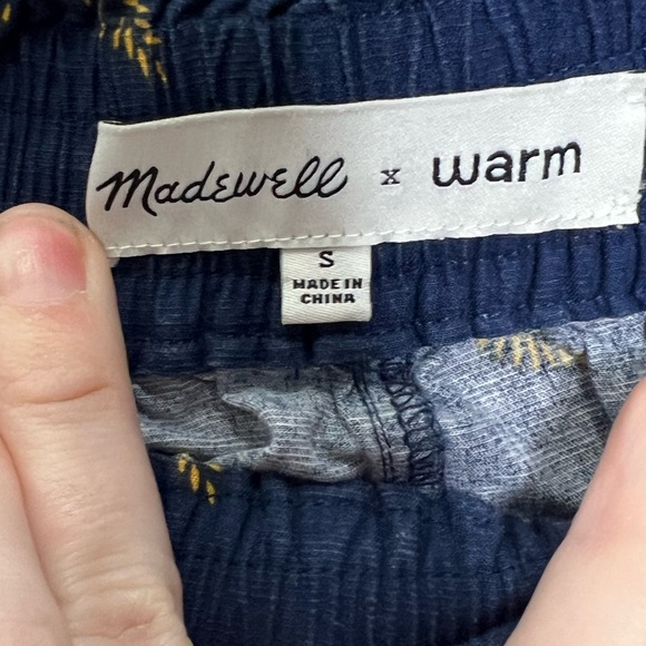 Madewell x Warm Pull-On Shorts Honolulu Hibiscus S - Picture 6 of 7